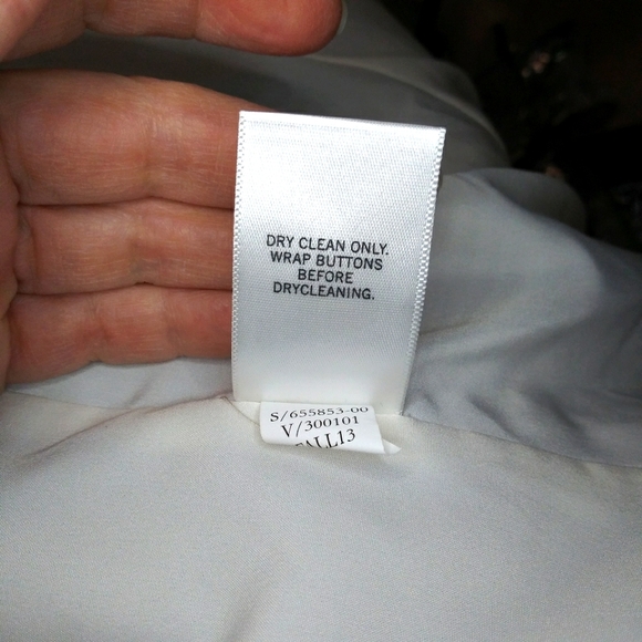 Banana Republic New Without Tag Dark Gray & White Herringbone Wool Blend Blazer - Picture 12 of 13